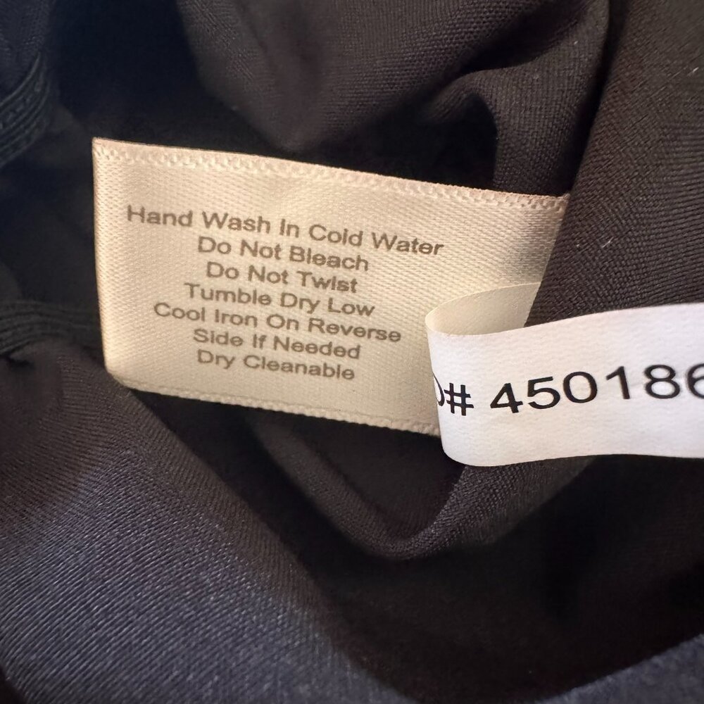 Boston Proper Blouse; flutter sleeve, rich black; XS - Picture 13 of 15